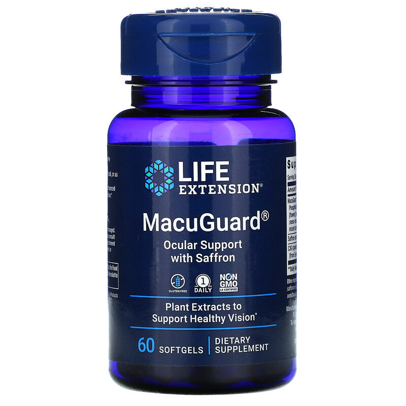 MacuGuard Ocular Support with Saffron 60 Softgels