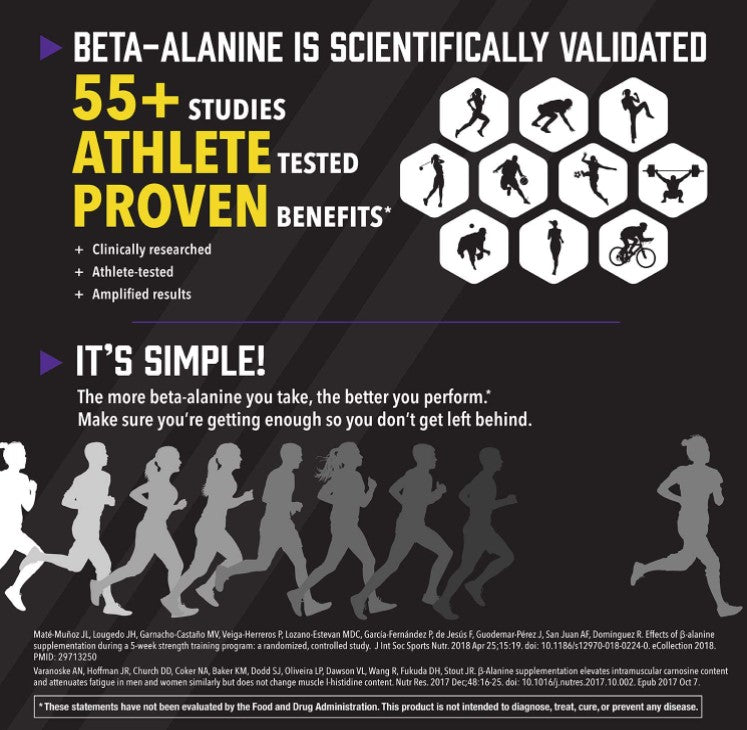 Beta-Alanine 750 mg 120 Veg Capsules, by NOW