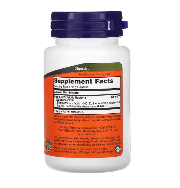 Woman's Probiotic , 20 Billion, 50 Veg Capsules by NOW