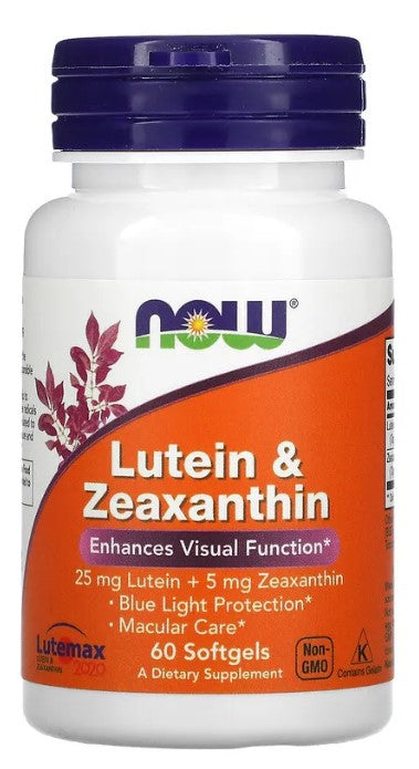 Lutein & Zeaxanthin, 60 Softgels, by NOW