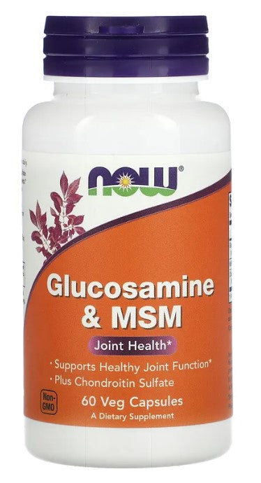 Glucosamine & MSM - 60 Veg Capsules, by NOW