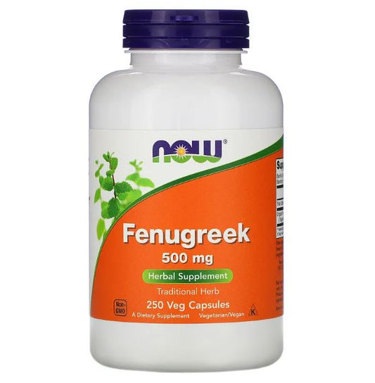 Fenugreek 500 mg 250 Veg Capsules - 2 Pack