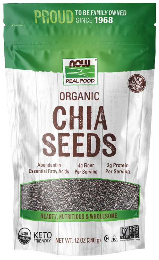 Organic Chia Seed Black 12 oz (340 g)