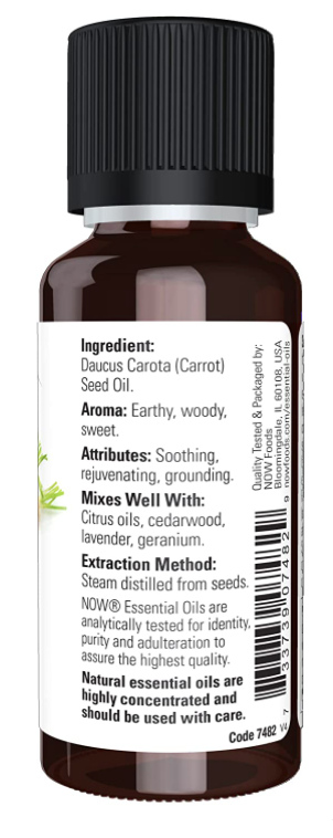 Carrot Seed Oil, 1 fl. oz. (30 ml) by NOW