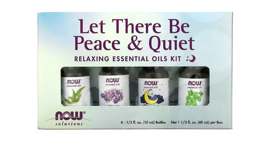 Let There Be Peace & Quiet Essential Oils Kit - 4 Bottles by NOW