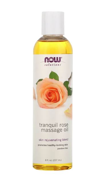 Tranquil Rose Massage Oil 8 fl oz (237 ml) by NOW