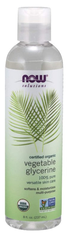 Organic Vegetable Glycerine 8 fl oz (237 ml) by Now Solutions