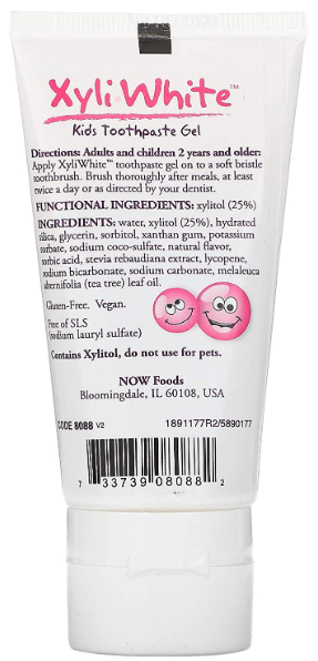 XyliWhite Kid's Toothpaste Gel Bubblegum Splash 3.0 oz (85 g), by Now