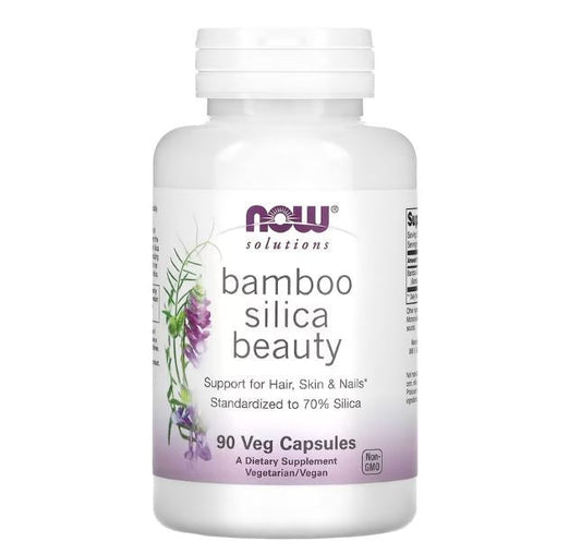 Bamboo Silica Beauty 90 Veg Capsules by NOW