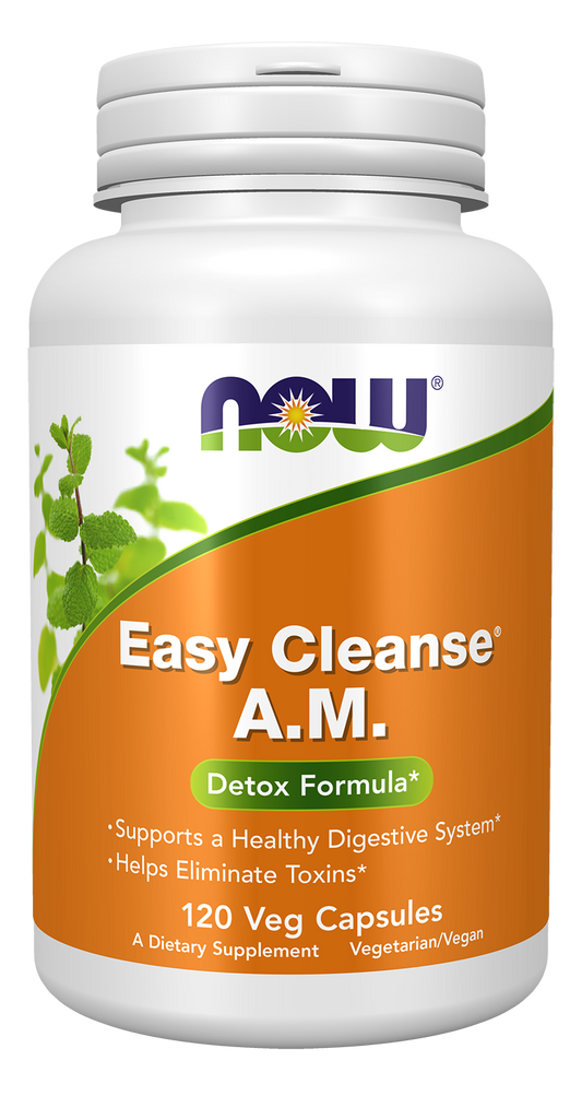 Easy Cleanse A.M. - 120 Veg Capsules by NOW