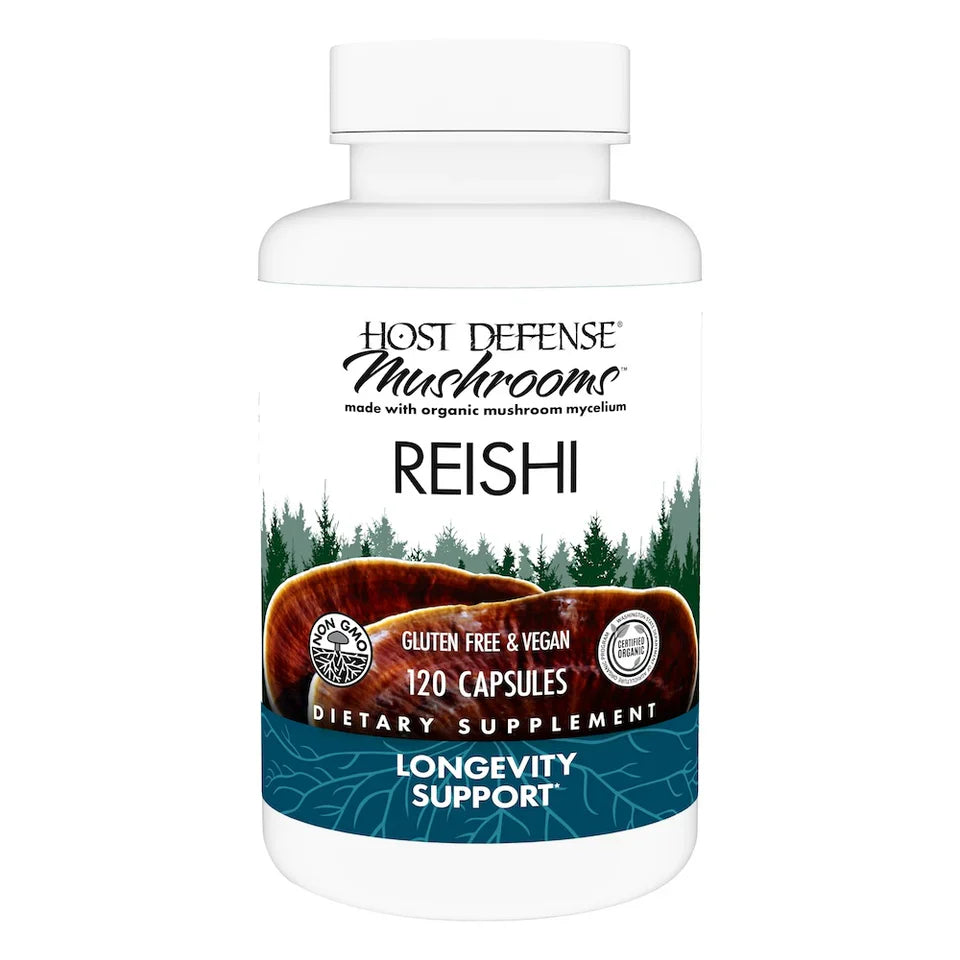 Host Defense Reishi 120 Vegetarian Capsules
