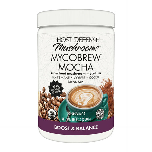 Host Defense Mycobrew Mocha Drink Mix, 10.5 oz (300 G)