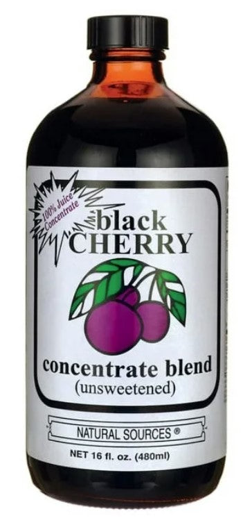 Black Cherry Concentrate Unsweetened 16 fl. oz. (480 mL), by Natural Sources