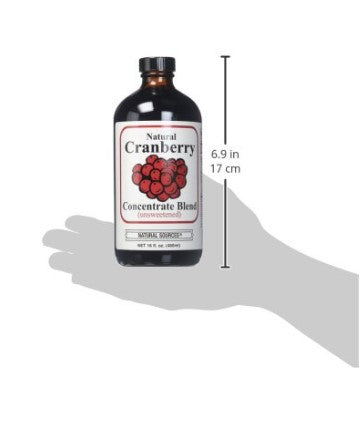 Natural Cranberry Concentrated Blend  16oz- Unsweetened