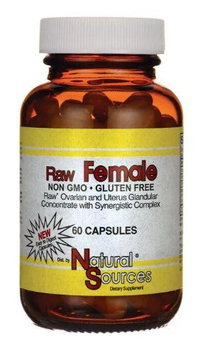 Raw Female 60 Capsules, by Natural Sources