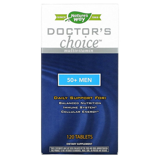 Doctor's Choice Multivitamin 50+ Men 120 Tablets by Nature's Way - Discontinued