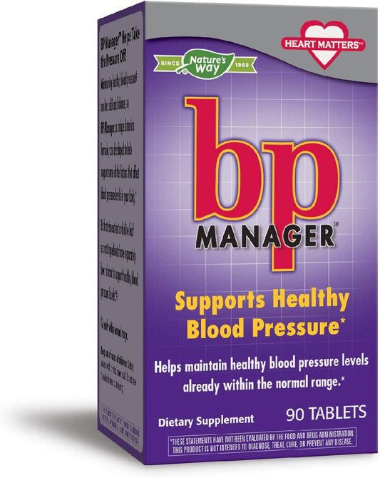 BP Manager 90 Tablets by Nature's Way