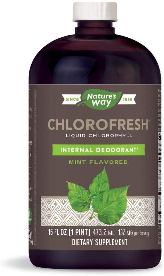 Chlorofresh Liquid Chlorophyll Mint Flavored 16 fl oz (473.2 ml) by Nature's Way