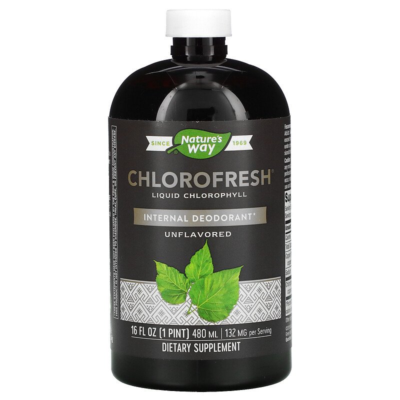 Chlorofresh Liquid Chlorophyll Unflavored 16 fl oz (473.1 ml) by Nature's Way