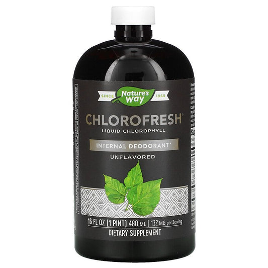 Chlorofresh Liquid Chlorophyll Unflavored 16 fl oz (473.1 ml) by Nature's Way