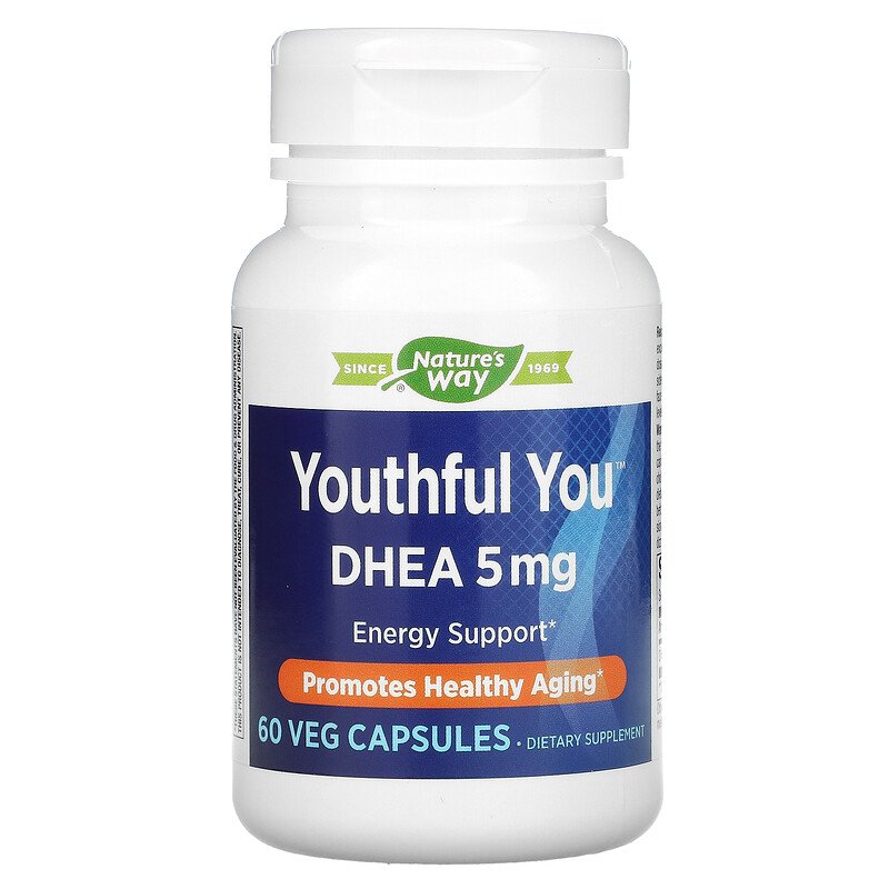 Youthful You DHEA 5 mg 60 Veg Capsules by Nature's Way