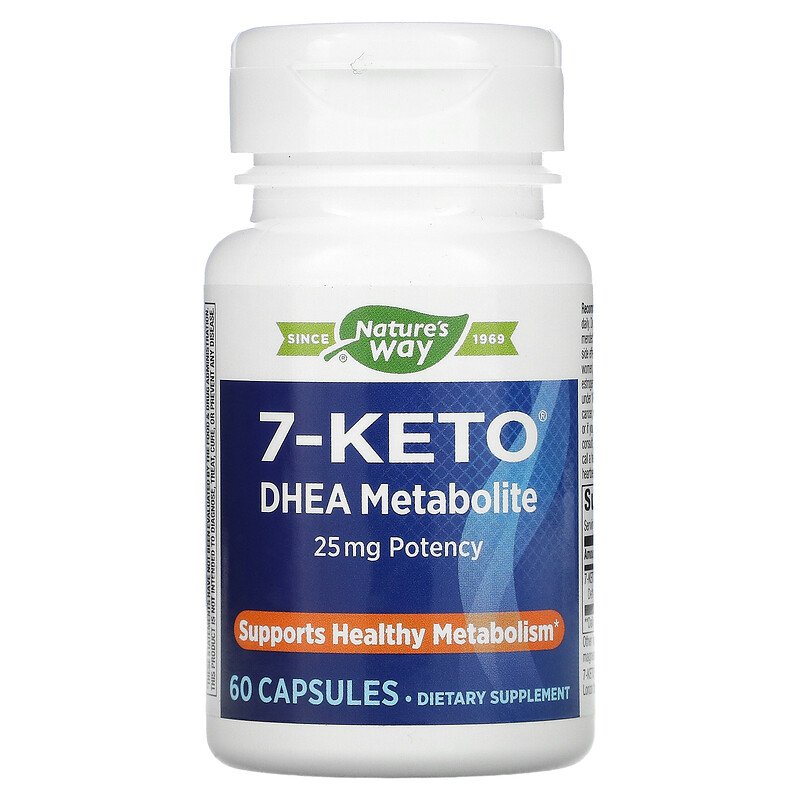 7-Keto DHEA Metabolite 25 mg 60 Capsules by Nature's Way