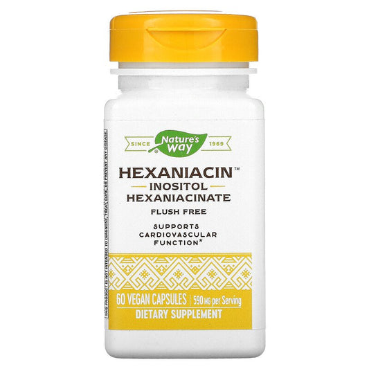 HexaNiacin 60 Veg Capsules by Nature's Way