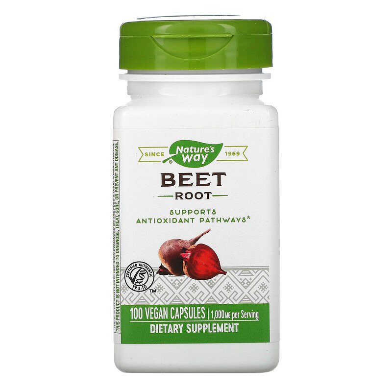 Beet Root 1000 mg 100 Vegetarian Capsules by Nature's Way