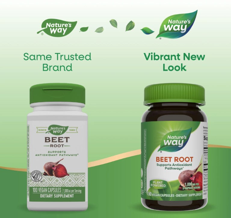 Beet Root 1000 mg 100 Vegetarian Capsules by Nature's Way