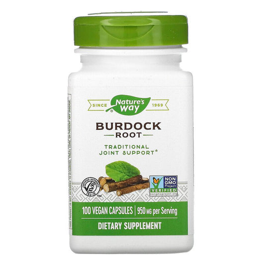 Burdock Root 475 mg 100 Vegetarian Capsules by Nature's Way