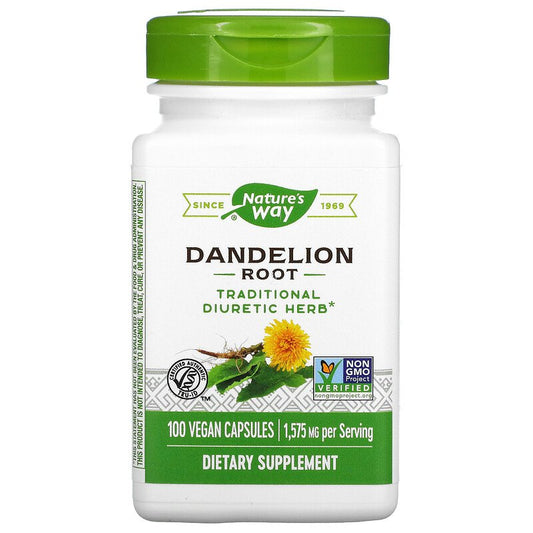 Dandelion Root 525 mg 100 Vcaps by Nature's Way