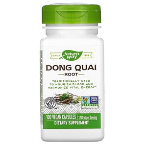 Dong Quai Root 565 mg 100 Vegetarian Capsules by Nature's Way
