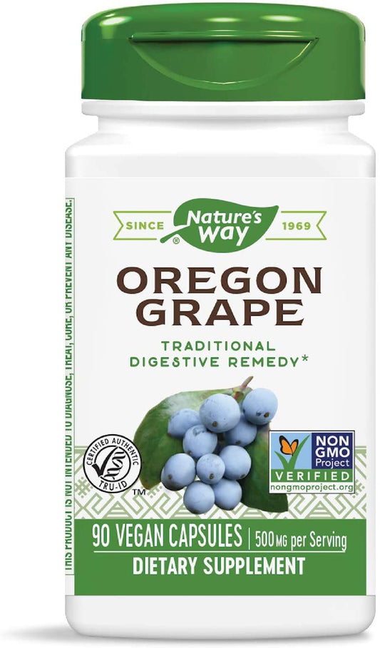 Oregon Grape Root 500 mg 90 Vegetarian Capsules by Nature's Way