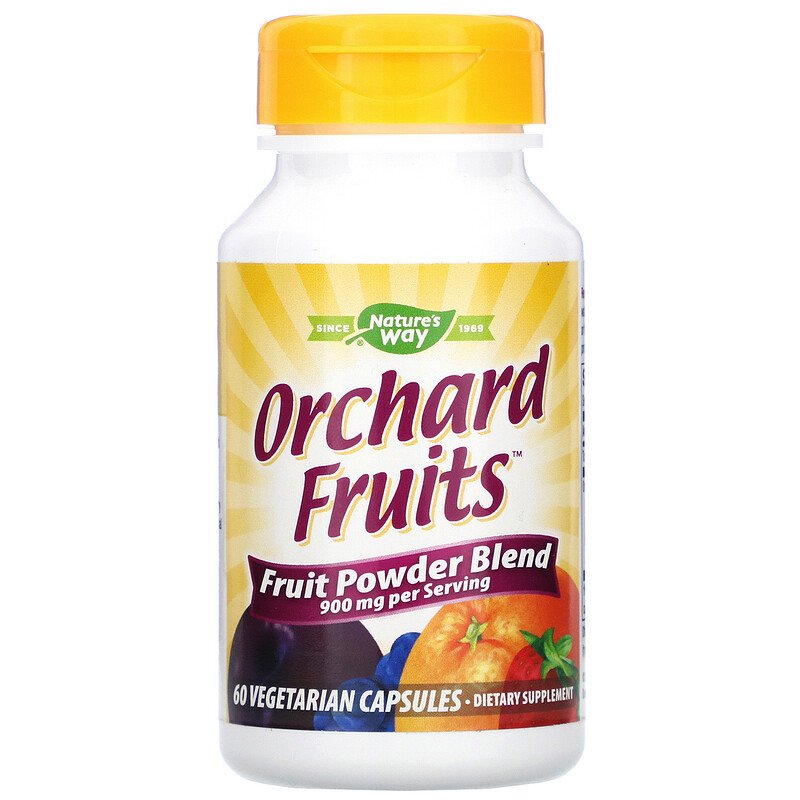 Orchard Fruits 60 Vegetarian Capsules by Nature's Way