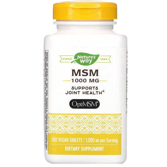 MSM 1000 mg 200 Tablets by Nature's Way