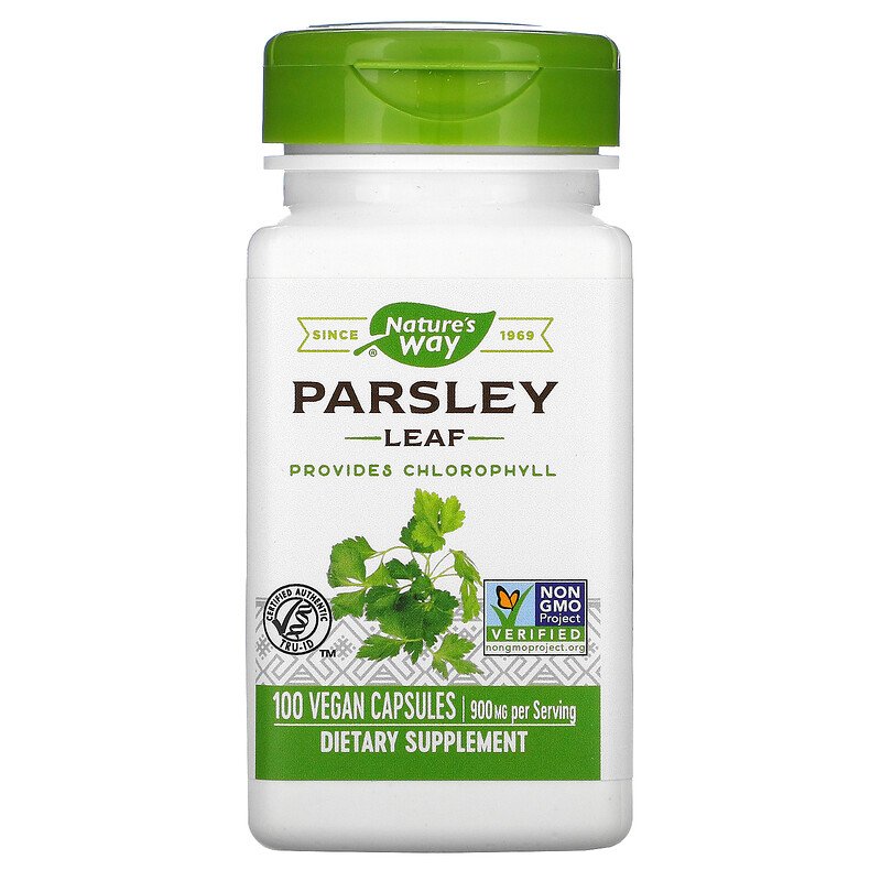 Parsley Leaf 450 mg 100 Vegetarian Capsules by Nature's Way