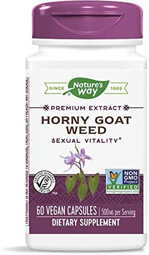 Horny Goat Weed Standardized 60 Vegetarian Capsules