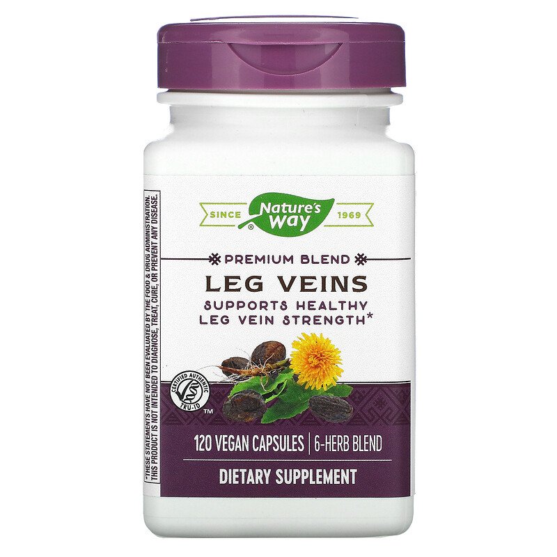 Leg Veins Support Blend 120 Veg Capsules by Nature's Way