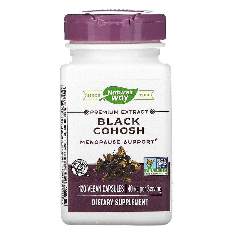 Black Cohosh Standardized 120 Veg Capsules by Nature's Way