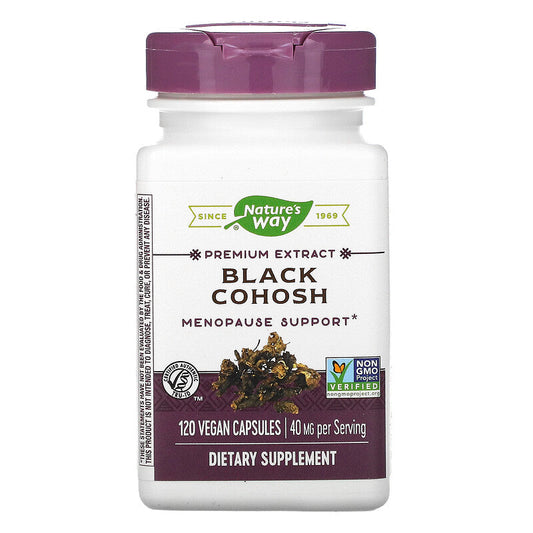 Black Cohosh Standardized 120 Veg Capsules by Nature's Way