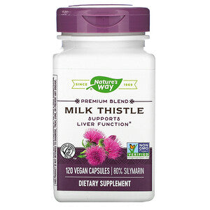 Milk Thistle Standardized 120 Veg Capsules by Nature's Way