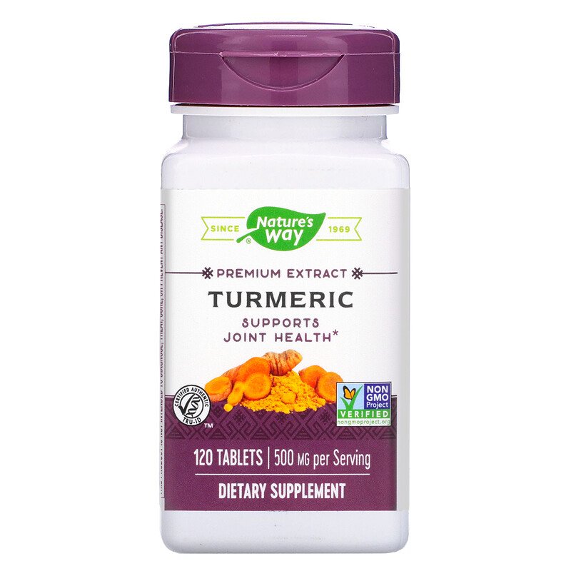 Turmeric Standardized 120 Tablets by Nature's Way