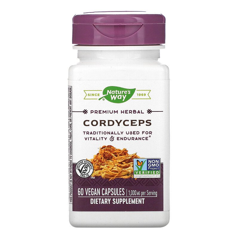 Cordyceps 500 mg 60 Veg Capsules by Nature's Way