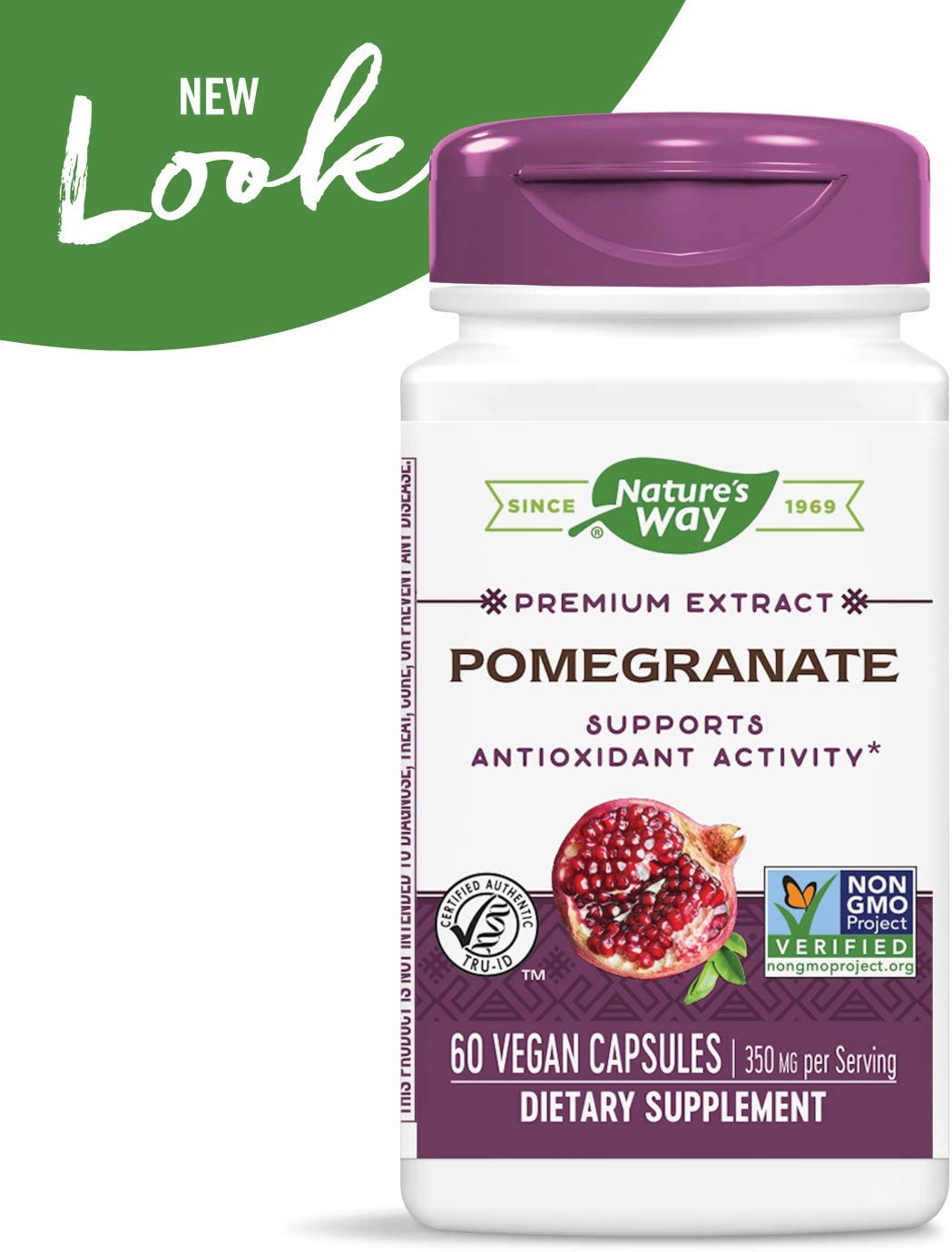 Pomegranate Standardized 60 Vegetarian Capsules by Nature's Way