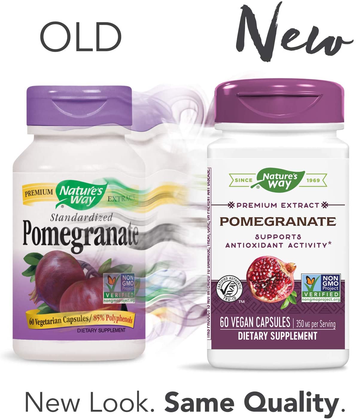 Pomegranate Standardized 60 Vegetarian Capsules by Nature's Way