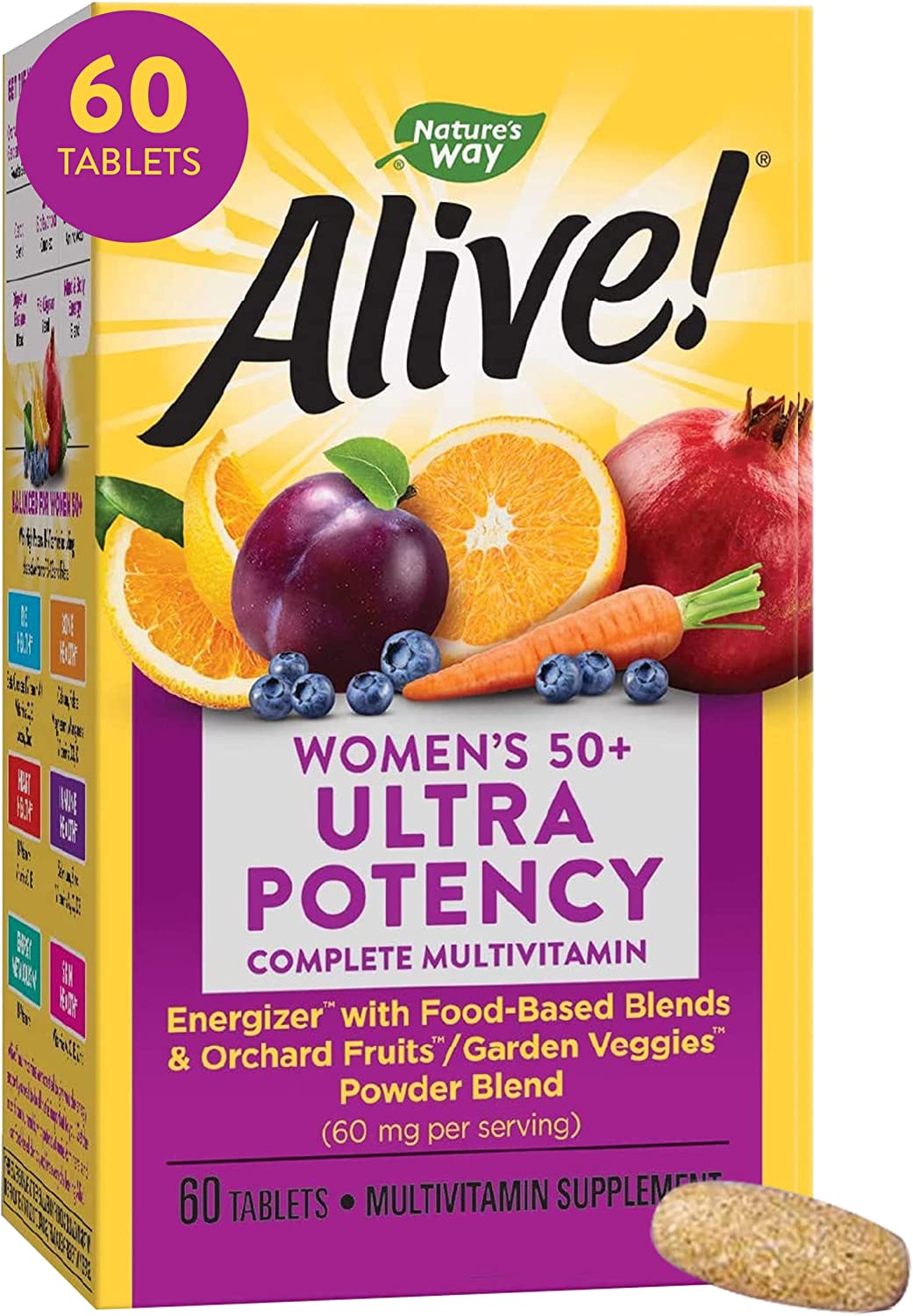 Alive! Women's 50+ Ultra Multi-Vitamin 60 Tablets