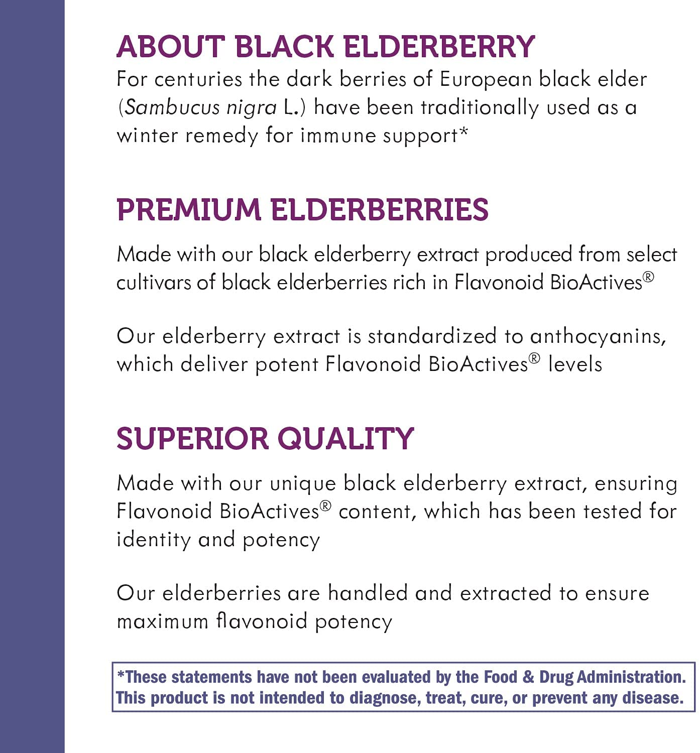 Organic Elderberry Sambucus Syrup 120 ml (4 fl oz)