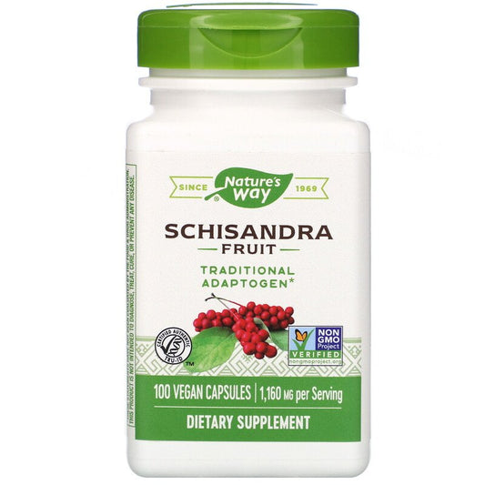 Schisandra Fruit 580 mg 100 Vegetarian Capsules by Nature's Way