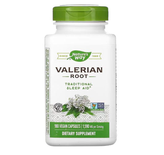 Valerian Root 1,590 mg 100 Vegan Capsules by Nature's Way