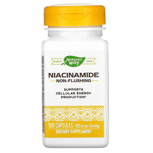 Niacinamide 500 mg 100 Capsules by Nature's Way